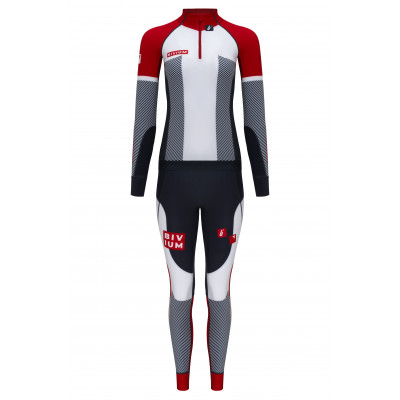 Гоночный комбинезон Bivium "Энергия 3.0" White/Graphite W Гоночный комбинезон Bivium "Энергия 3.0" White/Graphite W