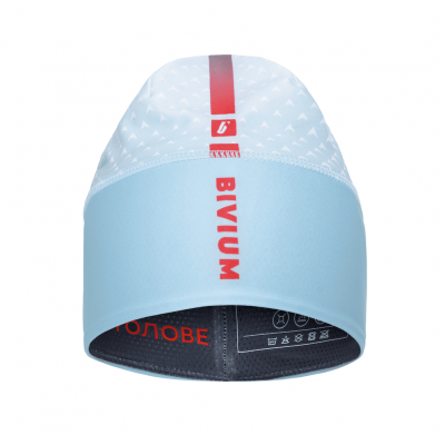 Шапка Bivium "Энергия 3.0" White/Red/Blue