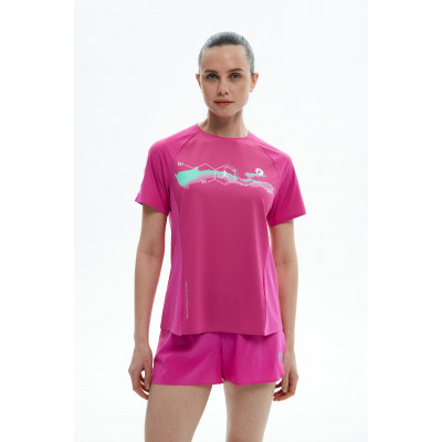 Футболка беговая Bivium "Тайм 2.0", Фуксия W