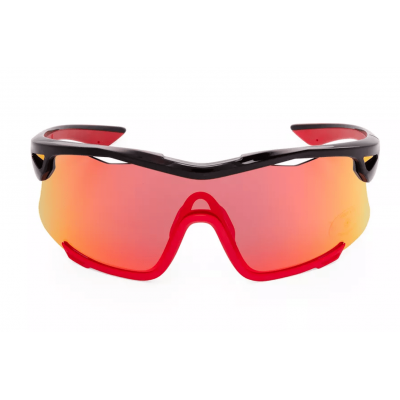 Спортивные очки (со сменной линзой) Krypton Tirol Black/Red