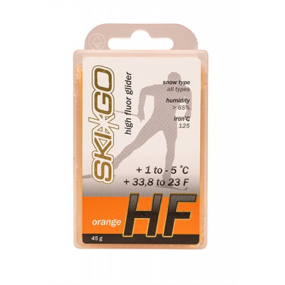 Парафин Ski Go HF ORANGE +1/-5 45гр